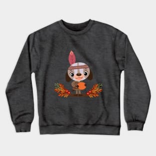 Thanksgiving indain Crewneck Sweatshirt